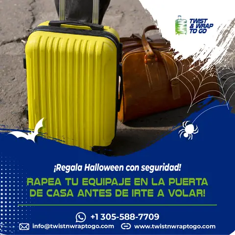 Secure your luggage at the front door!